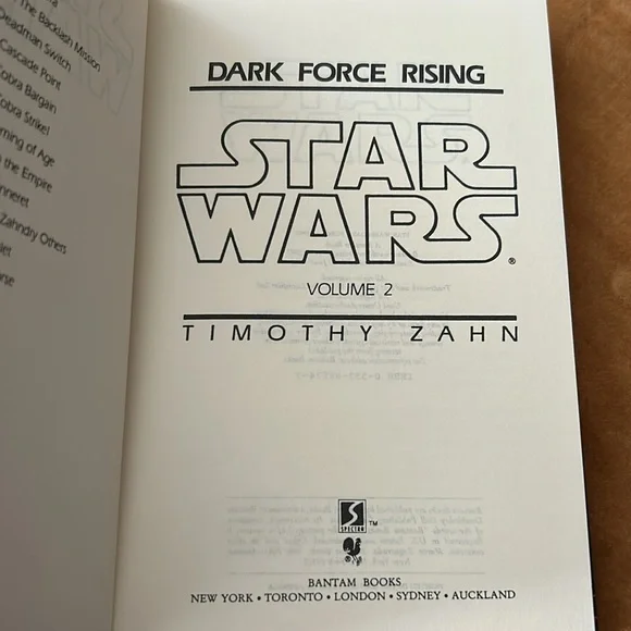 Book Star Wars Vol 2: Dark Force Rising Hardback Dust Jacket - Picture 5 of 7